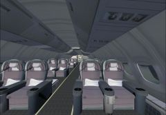 Qantas Business Class Upperdeck