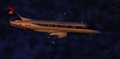 J41 Approach at Dusk