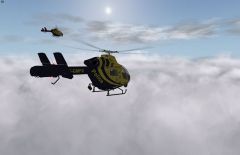 Chopper Formation with MD 902, payware Add On. X Plane 10, flying over Cape Town, South Africa.