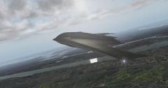 Northrop B 2 Spirit Against The Horizon