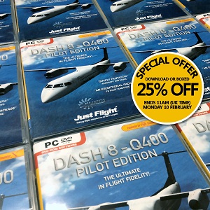Majestic Dash 8 sale at Just Flight