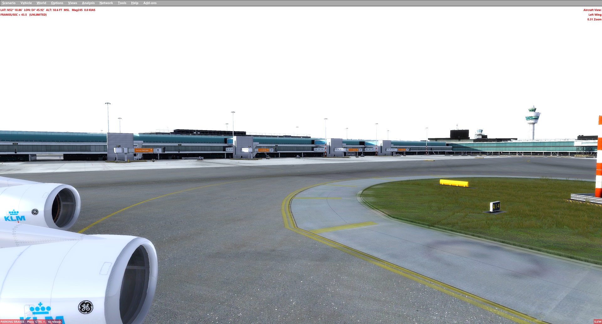 New Amsterdam (EHAM) P3D 3.4 744 KLM 4K reduction