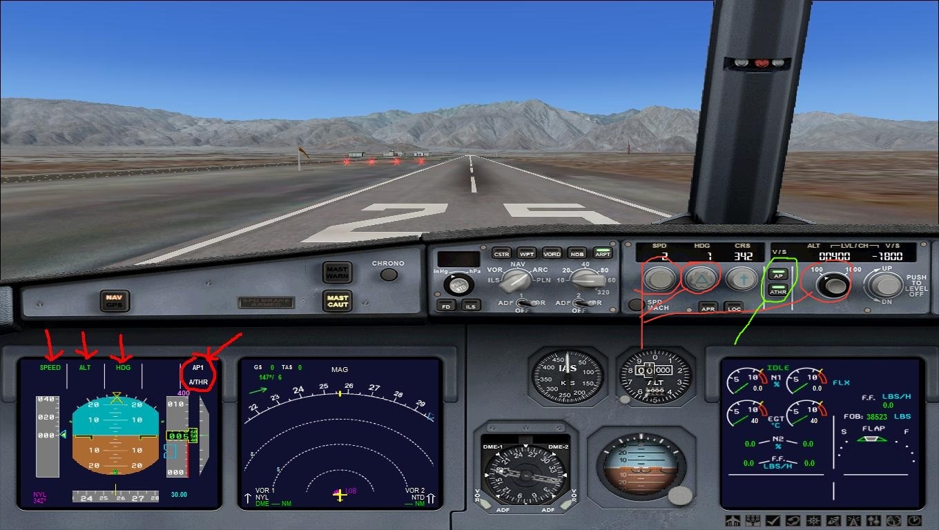 Help with A321 Autopilot